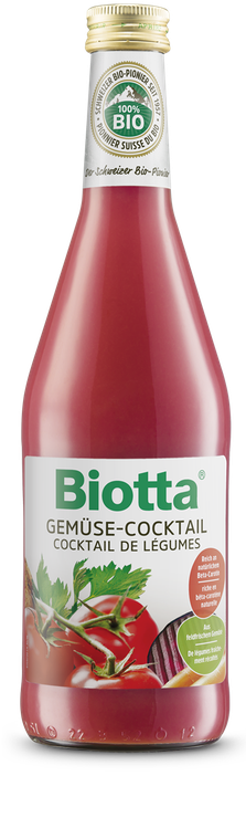 BIOTTA GEMÜSE COCKTAIL Direkts.m.Meersalz+Kräut.